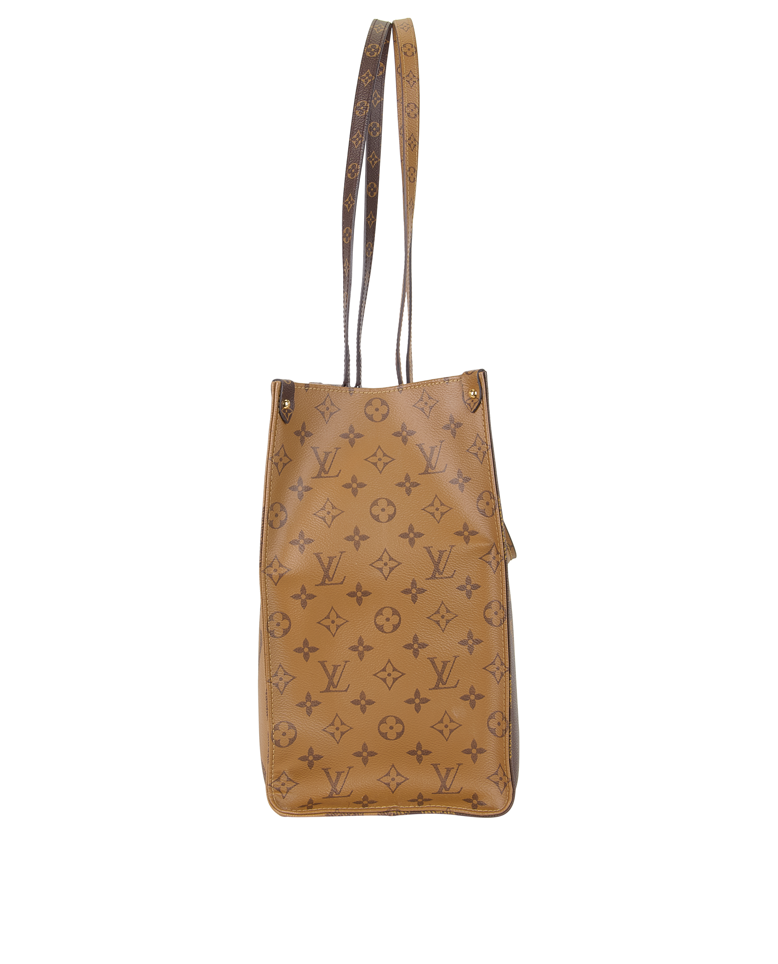 OnTheGo GM, &pound;1,400, Handbags, Brown, Canvas, Side view